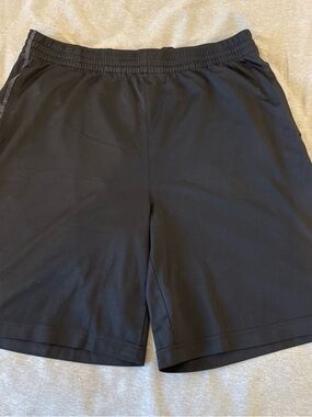 adidas Black Men's Athletic Shorts with Contrast Trim